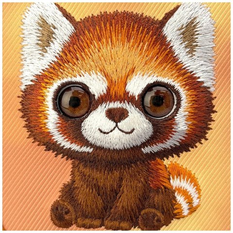 Etui Nimmy Big Eyed Pet 2.0 Raccoon na iPhone 17 Pro Max - pomarańczowe