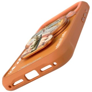 Etui Nimmy Cool&Cute 2.0 Cat na iPhone 17 Pro Max z magnetyczną zawieszką - pomarańczowe