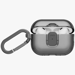 Etui UNIQ Glase Pro na AirPods Pro 3 Lock Case - przezroczysto-czarne