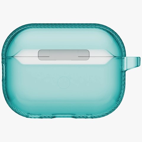 Etui UNIQ Glase Pro na AirPods Pro 3 Lock Case - przezroczysto-niebieski