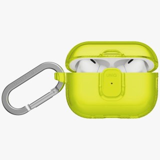 Etui UNIQ Glase Pro na AirPods Pro 3 Lock Case - przezroczysto-żółte
