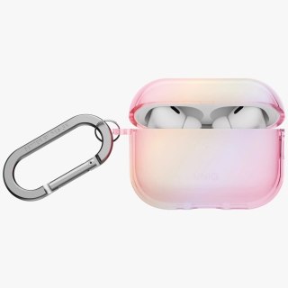 Etui UNIQ Iridescia Hang Case na AirPods Pro 3 - przezroczysto-różowe