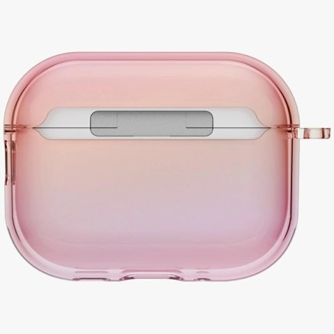 Etui UNIQ Iridescia Hang Case na AirPods Pro 3 - przezroczysto-różowe