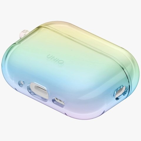 Etui UNIQ Iridescia Hang Case na AirPods Pro 3 - przezroczysto-wielokolorowe