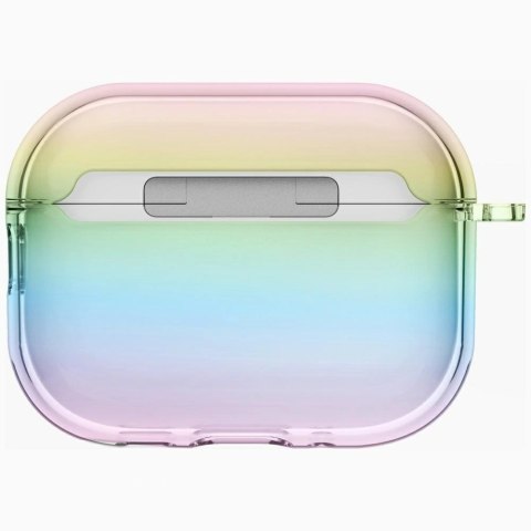 Etui UNIQ Iridescia Hang Case na AirPods Pro 3 - przezroczysto-wielokolorowe