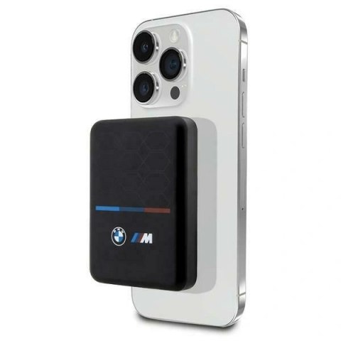Powerbank indukcyjny BMW M Collection MagSafe 15W 3000mAh - czarne