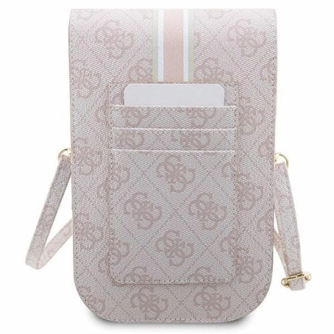 Torebka Guess 4G Stripe - różowa