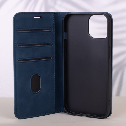 Etui Smart Suede do Xiaomi Redmi Note 15 5G (EU) granatowe