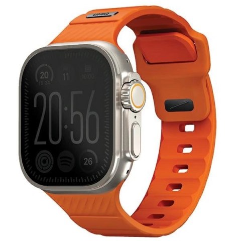 Pasek UNIQ Stride Apple Watch 42 / 44 / 45 / 49 mm - pomarańczowy
