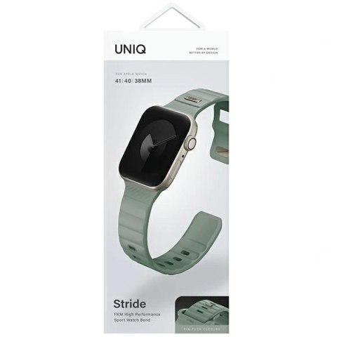 Pasek UNIQ Stride na Apple Watch 38 / 40 / 41 mm - miętowy