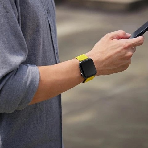 Pasek magnetyczny UNIQ Revix na Apple Watch 38 / 40 / 41 mm - niebiesko-biały