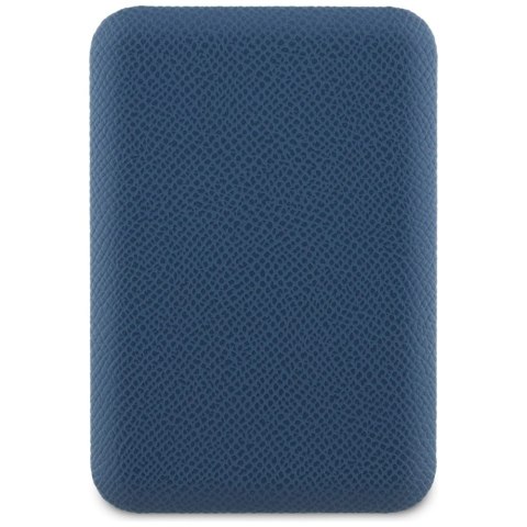 Powerbank Guess Grained Triangle z MagSafe 5000mAh 15W USB-C - niebieski