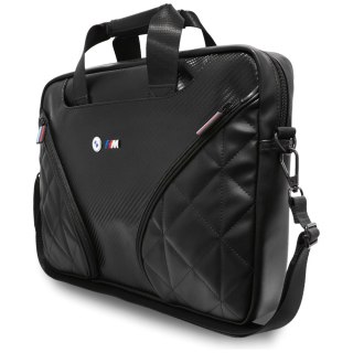 Torba BMW Carbon Pockets & Metal Logo na laptopa 16" - czarna