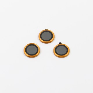 Zestaw szkieł na aparat do iPhone 17 Pro Max pomarańczowy