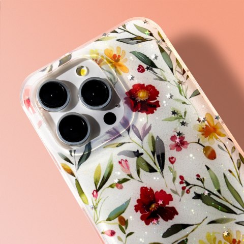 Nakładka Glow Glam do Samsung Galaxy A57 5G biała