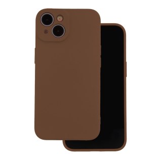 Nakładka Silicon do iPhone 17 6,3" brązowa