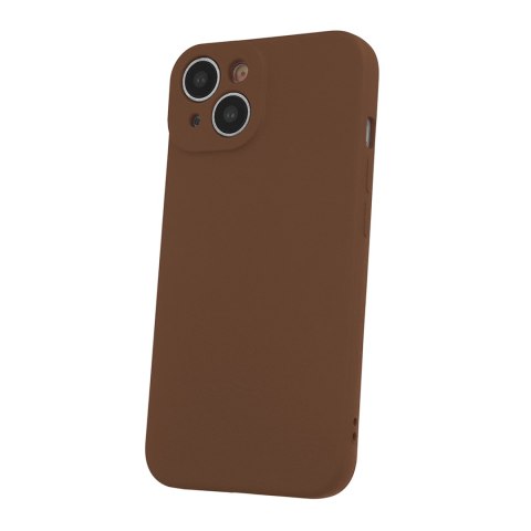 Nakładka Silicon do iPhone 17 6,3" brązowa