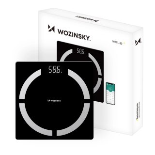 Waga łazienkowa Wozinsky WIWL-30 inteligentna Bluetooth - czarna