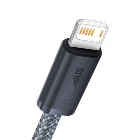Baseus kabel do iPhone USB - Lightning 2m, 2,4A szary (CALD000516)
