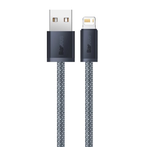 Baseus kabel do iPhone USB - Lightning 2m, 2,4A szary (CALD000516)