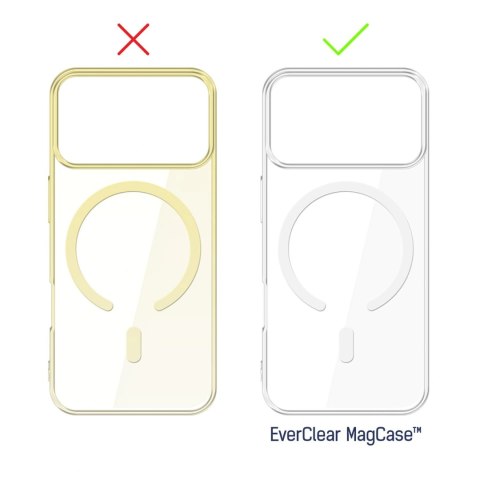 Etui 3mk EverClear MagCase na Apple iPhone 17 Pro Max - przezroczyste