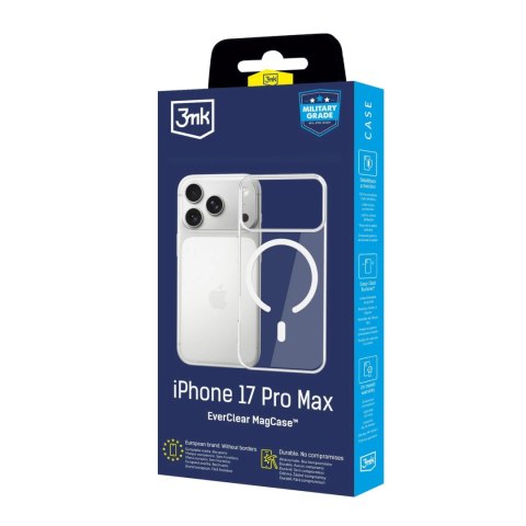 Etui 3mk EverClear MagCase na Apple iPhone 17 Pro Max - przezroczyste