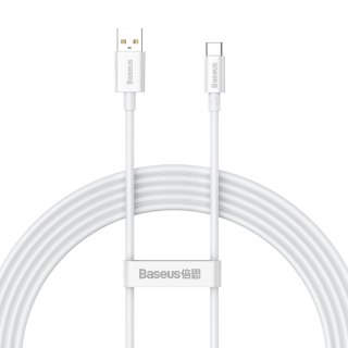 Kabel Baseus Superior Series 100W USB-A - USB-C 2m - biały