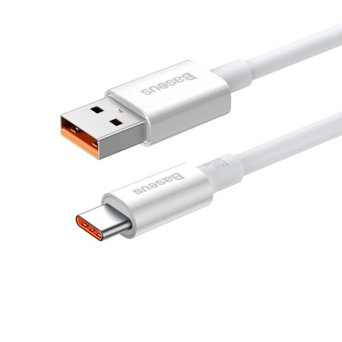 Kabel Baseus Superior Series 100W USB-A - USB-C 2m - biały