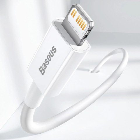 Kabel Baseus Superior Series USB-C / Lightning PD 20W 1.5 m - biały