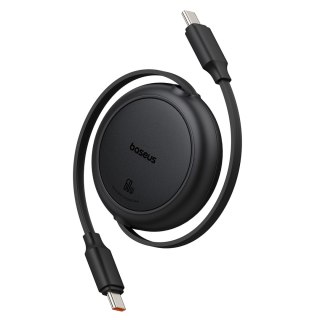 Kabel zwijany Baseus Free2Pull 60W USB-C - USB-C 1m - czarny