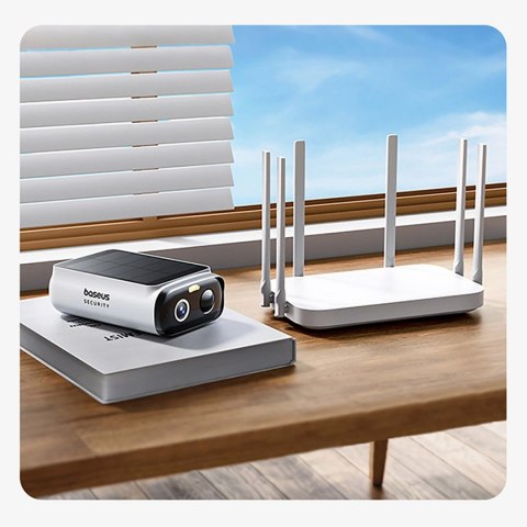 Kamera zewnętrzna Baseus Security S1 Lite 2K - biała