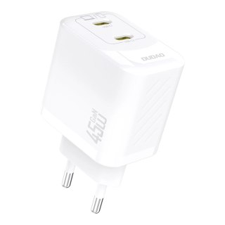 Ładowarka sieciowa Dudao A28PEU PD 45W GaN 2xUSB - biała