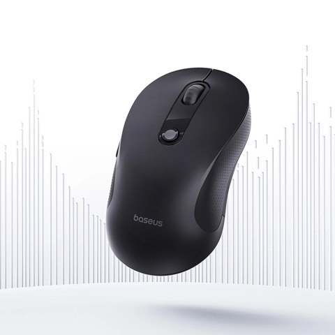 Mysz bezprzewodowa Baseus F02 ergonomiczna Bluetooth - czarna