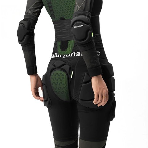 Ochraniacze bioder Qunature Ski - Advanced L narty snowboard łyżwy - czarne