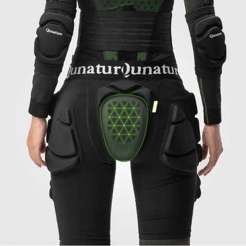 Ochraniacze bioder Qunature Ski - Advanced L narty snowboard łyżwy - czarne