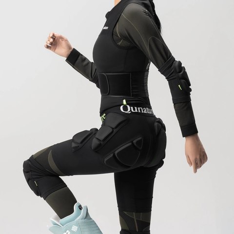 Ochraniacze bioder Qunature Ski - Advanced L narty snowboard łyżwy - czarne