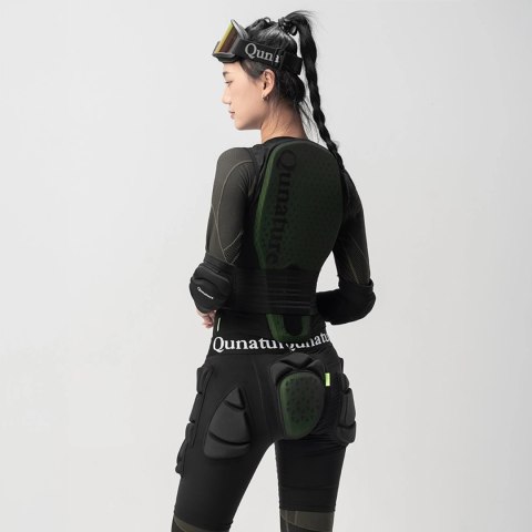 Ochraniacze bioder Qunature Ski - Advanced L narty snowboard łyżwy - czarne