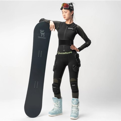 Ochraniacze bioder Qunature Ski - Advanced L narty snowboard łyżwy - czarne