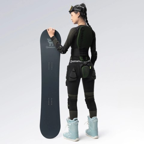 Ochraniacze bioder Qunature Ski - Advanced XL narty snowboard łyżwy - czarne
