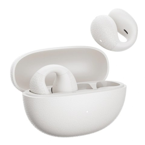 Słuchawki OWS QCY Crossky C10 z klipsem ENC IPX5 Bluetooth 5.4 - białe