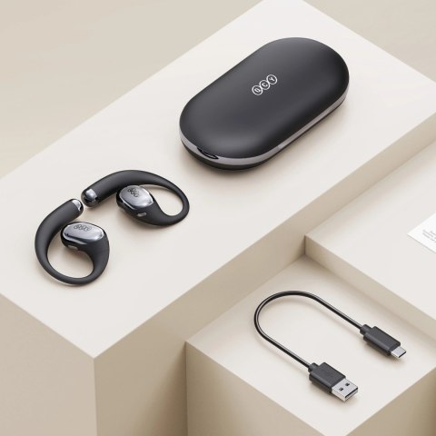 Słuchawki OWS QCY Crossky R70 LDAC IPX5 z zausznikami - czarne