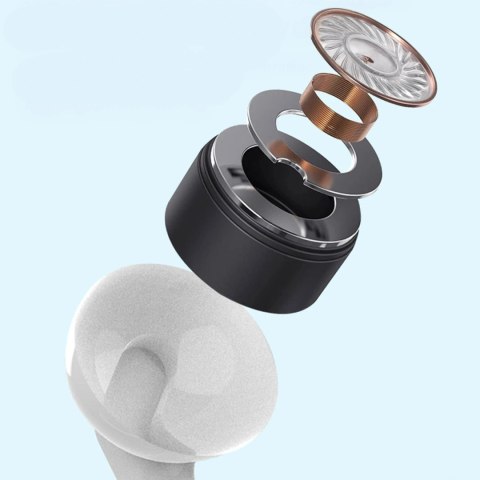 Słuchawki dokanałowe Dudao X3 przewodowe USB-C - białe