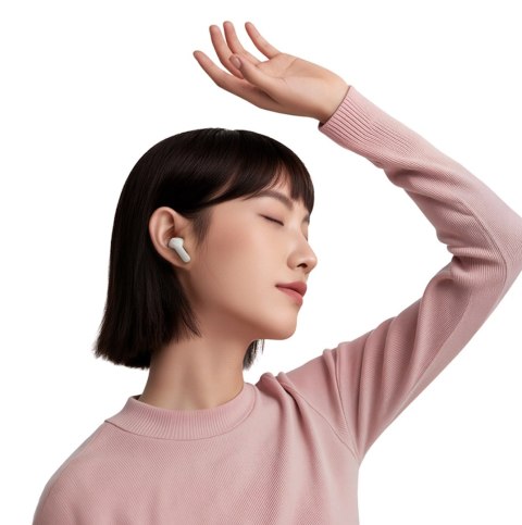 Słuchawki dokanałowe QCY Buds z ENC SBC IPX4 Bluetooth 5.4 - białe