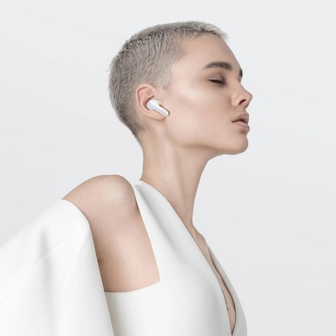 Słuchawki dokanałowe QCY T13X z ENC IPX5 Bluetooth 5.3 - białe