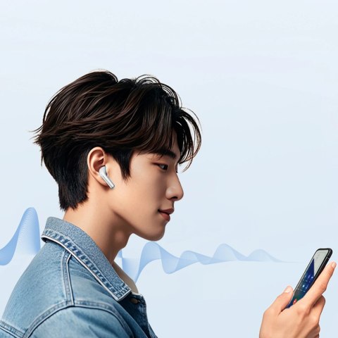 Słuchawki douszne QCY AilyBuds E10 LDAC ENC IPX4 - białe