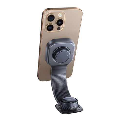 Uchwyt magnetyczny Baseus PrimeTrip C03 kompatybilny z MagSafe przyklejany na deskę rozdzielczą - czarny