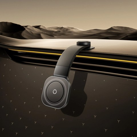 Uchwyt magnetyczny Baseus PrimeTrip C03 kompatybilny z MagSafe przyklejany na deskę rozdzielczą - czarny