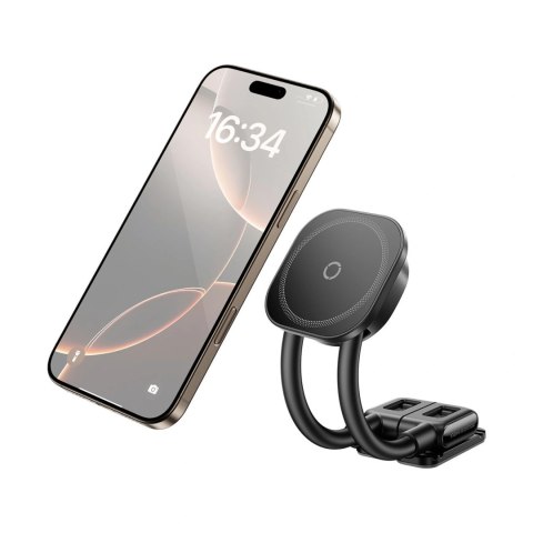 Uchwyt magnetyczny Baseus PrimeTrip C03s kompatybilny z MagSafe na deskę rozdzielczą przyklejany - czarny