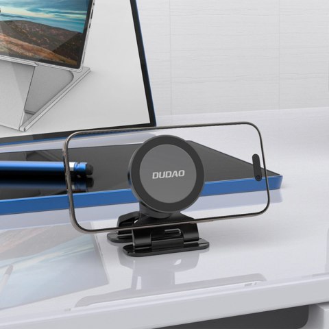 Uchwyt samochdowy Dudao F25 kompatybilny z MagSafe na deskę rozdzielczą lub szybę - czarny