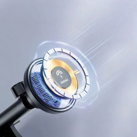 Uchwyt samochodowy Dudao F12MAX+ z ładowarką bezprzewodową 15W kompatybilny z Magsafe - czarny